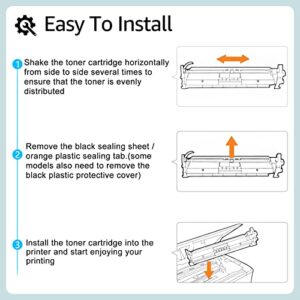 greencycle 4 Pack Compatible Toner Cartridge Replacement for Brother TN227BK TN227M TN227Y TN223C TN-223 use with MFC-L3770CDW MFC-L3750CDW HL-L3290CDW HL-L3270CDW HL-L3210CW MFC-L3710CW Printer