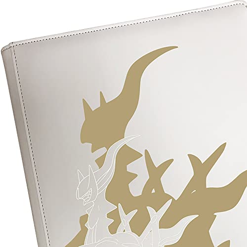 Ultra Pro Elite Series: Arceus 9-Pocket Zippered PRO Binder for Pokemon - Protect Your Gaming Cards in a Vibrant Full-Art Zipped Binder While On The Move and Always Be Ready for Battle