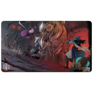 ultra pro – critical role mighty nein card playmat – protect your cards during gameplay from scuffs & scratches, perfect as oversized mouse pad for gaming & desk mat