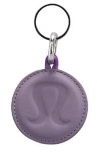 lululemon athletica key moments keychain (dusky lavender)