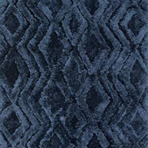 Loloi Caspia X Justina Blakeney Shag Collection Area Rug, 9'3" X 13', Indigo