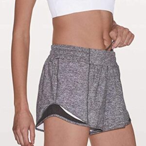 LULULEMON Hotty Hot Short Low-Rise 4" Long (Color 002, 6)