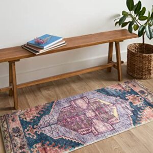 Loloi II Fiona Collection B20341 Purple/Multi, Contemporary 2'-0" x 5'-0" Accent Rug