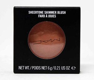 mac sheertone shimmer blush – sunbasque 6g/0.21oz