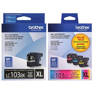 brother mfc-j4510dw high yield ink cartridge set