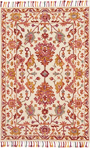 Loloi Rugs, Zharah Collection - Berry Area Rug, 5' x 7'6"