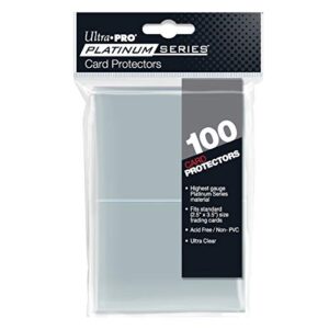ultra pro 2.5″ x 3.5″ platinum series deck protectors for standard size cards