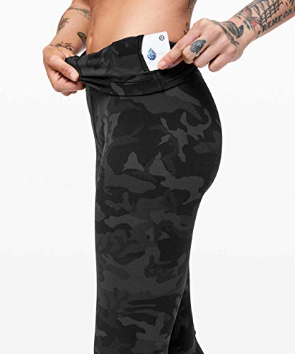 Lululemon Align Stretchy Full Length Yoga Pants - Women’s Workout Leggings, High-Waisted Design, Breathable, Sculpted Fit, 28 Inch Inseam, Incognito Camo Multi Grey, 4