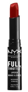 nyx nyx cosmetics full throttle lipstick up the bass