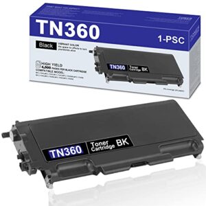 ak [super high yield 4,000 pages] compatible tn-360 tn360 replacement for brother dcp-7040 dcp-7030 mfc-7840w hl-2140 mfc-7340 mfc-7440n toner cartridge printer (black, 1-pack)