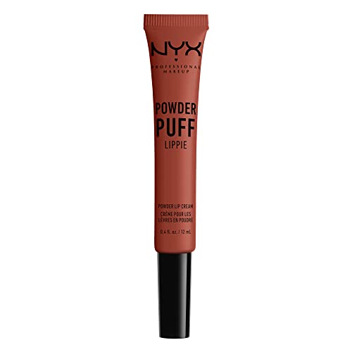 NYX PROFESSIONAL MAKEUP Powder Puff Lippie Lip Cream, Liquid Lipstick - Teacher's Pet (Orange Brown)