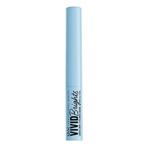 NYX PROFESSIONAL MAKEUP Vivid Brights Liquid Liner, Smear-Resistant Eyeliner with Precise Tip - Blue Thang