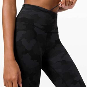 Lululemon Athletica Wunder Train Hi-Rise Tight 25inch (Black Camo, 0)