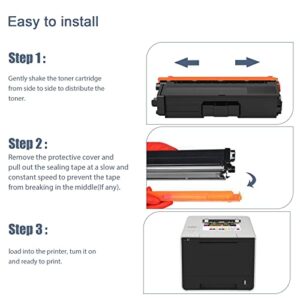 HUIAYA TN331 TN-331M Magenta Compatible TN331M Toner Cartridge Replacement for Brother MFC-L8850CDW L9550CDW DCP-9050CDN 9055CDN 9270CDN L8400CDN L8450CDW Printer, 2-Pack TN331 Toner Cartridge