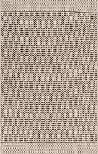 Loloi Isle Collection Indoor/Outdoor Area Rug, 5 ft 3 in x 7 ft 7 in, Grayblack