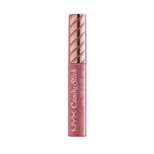 nyx professional makeup candy slick glowy lip color gloss – cream bee (dusty rose)