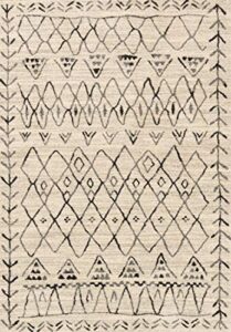 loloi emory area rug, 7’7″ x 10’6″, heather gray/black