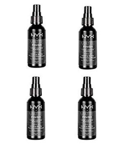 nyx cosmetics make up setting spray, matte finish/long lasting, glyasf 4 pack (2.03 ounce)