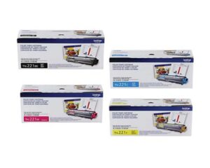 brother hl-3170cdw toner cartridges set (oem) black, cyan, magenta, yellow