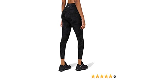 Lululemon Athletica Wunder Train Hi-Rise Tight 25 inch (Black Camo, 2)