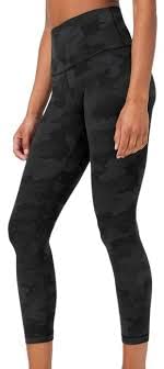 Lululemon Athletica Wunder Train Hi-Rise Tight 25 inch (Black Camo, 2)