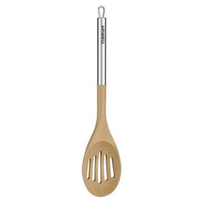 Cuisinart Slotted Spoon, 0.75" x 3" x 16.375", Beechwood/Silver