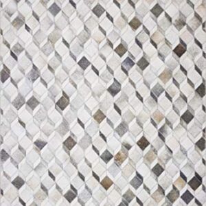 Loloi II Maddox Collection MAD-02 Grey/Mocha, Contemporary 7'-6" x 9'-6" Area Rug