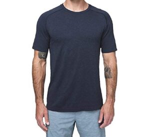 lululemon men’s metal vent tech short sleeve crew t-shirt (true navy, xs)