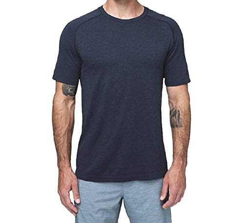 LULULEMON Men's Metal Vent Tech Short Sleeve Crew T-Shirt (True Navy, XS)