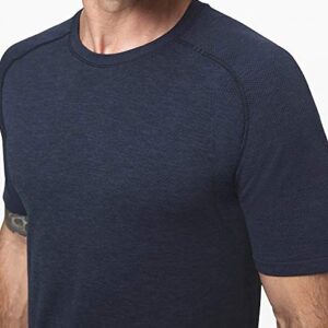 LULULEMON Men's Metal Vent Tech Short Sleeve Crew T-Shirt (True Navy, XS)