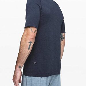 LULULEMON Men's Metal Vent Tech Short Sleeve Crew T-Shirt (True Navy, XS)