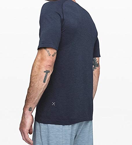 LULULEMON Men's Metal Vent Tech Short Sleeve Crew T-Shirt (True Navy, XS)