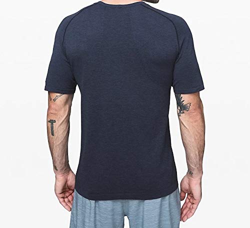 LULULEMON Men's Metal Vent Tech Short Sleeve Crew T-Shirt (True Navy, XS)