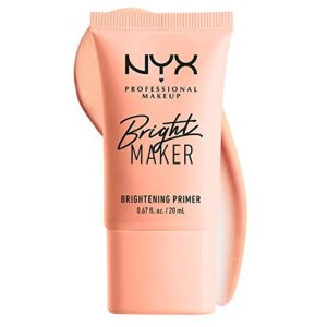 nyx professional makeup bright maker brightening primer, vegan face primer