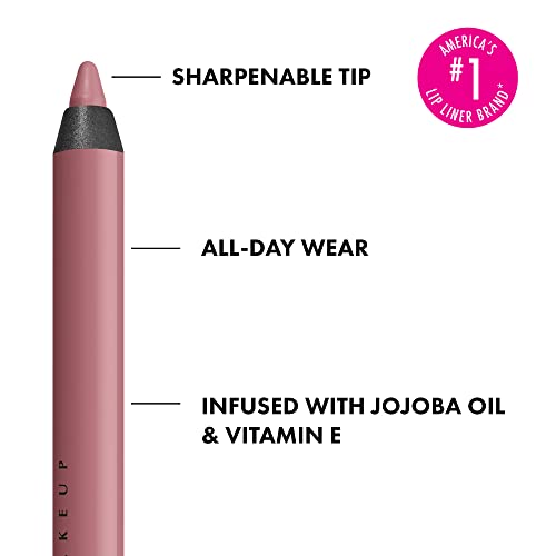NYX PROFESSIONAL MAKEUP Line Loud Lip Liner, Longwear and Pigmented Lip Pencil with Jojoba Oil & Vitamin E - Fierce Flirt (Light Mauve Pink)
