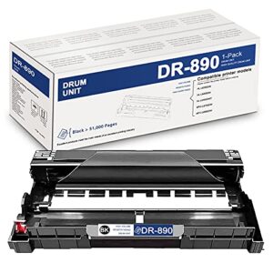 van enterprises ultra high yield 1 pack black dr890 dr-890 compatible drum unit replacement for brother hl-l6250dw l6400dw l6400dwt mfc-l6750dw l6900dw printer