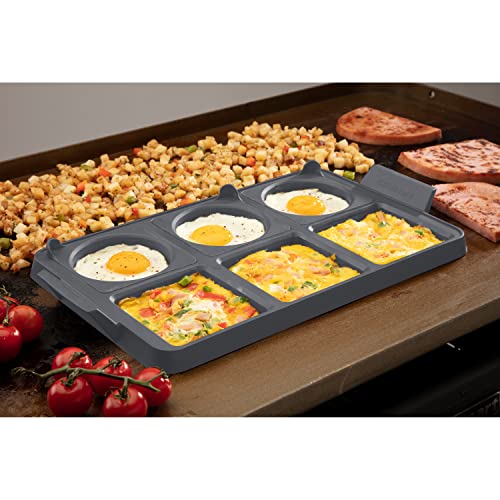 Cuisinart CGR-600 7-Piece Griddle Egg Ring Tray