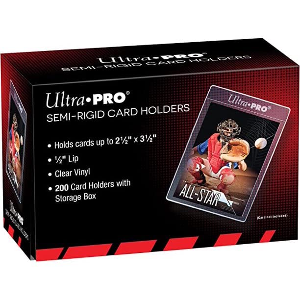 Ultra PRO Semi-Rigid 1/2" Lip Sleeves 200ct