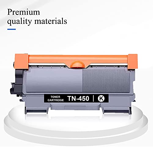 LKKJ 2 Pack TN450 High Yield Toner Cartridge Replacement for Brother TN-450 DCP-7060D 7065DN Intellifax 2840 MFC-7240 7360N 7860DW HL-2130 2132 2220 Printer, Black