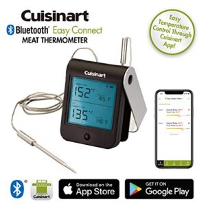 Cuisinart CBT-100 Bluetooth Easy Connect Meat Thermometer, Black