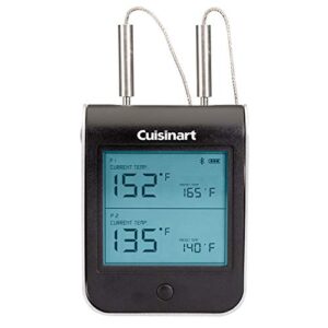 Cuisinart CBT-100 Bluetooth Easy Connect Meat Thermometer, Black