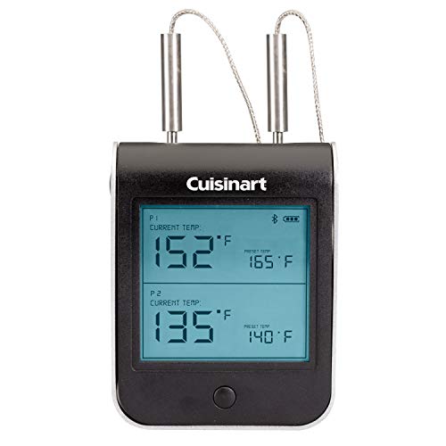 Cuisinart CBT-100 Bluetooth Easy Connect Meat Thermometer, Black