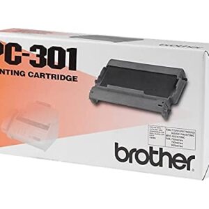 Brother Pc301 Thermal Transfer Print Cartridge, Black - in Retail Packaging