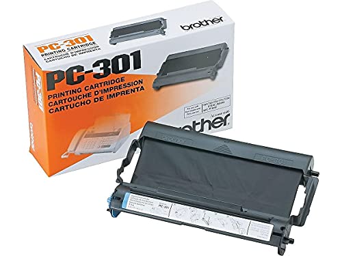 Brother Pc301 Thermal Transfer Print Cartridge, Black - in Retail Packaging