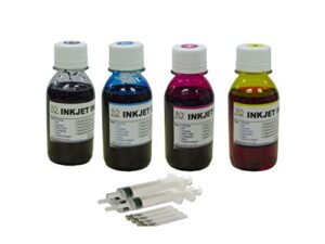 nd brand 4 x 100ml refill ink kit for brother lc203 refillable ink cartridges/ciss. for brother mfc-j4320dw mfc-j4420dw mfc-j4620dw mfc-j5520dw mfc-j5620dw mfc-j5720dw printer