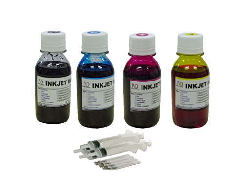 ND Brand 4 X 100ml Refill Ink kit for Brother LC203 Refillable Ink Cartridges/CISS. for Brother MFC-J4320DW MFC-J4420DW MFC-J4620DW MFC-J5520DW MFC-J5620DW MFC-J5720DW Printer