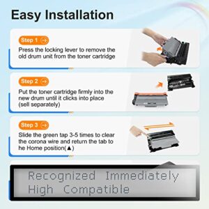 TN750 TESEN Compatible Toner Cartridge Replacement for Brother TN-750 TN750 TN-720 TN720 High Yield for Brother MFC-8710DW HL-5470DW MFC-8910DW HL-5470DWT HL-6180DW MFC-8950DW Printer 2 Packs