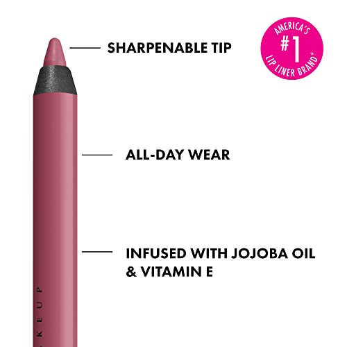 NYX PROFESSIONAL MAKEUP Line Loud Lip Liner, Longwear and Pigmented Lip Pencil with Jojoba Oil & Vitamin E - Trophy Life (Mauve Pink)