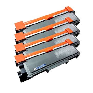 LinkToner TN660 Compatible Toner Cartridge Replacement High Yield for Brother TN-660 BK TN630 4 Pack Laser Printer DCP-L2520D, DCP-L2540DW