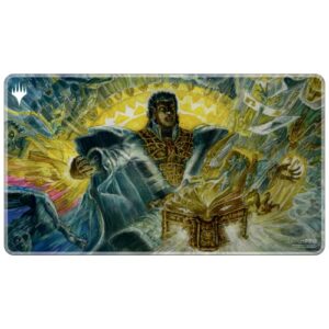 ultra pro – dominaria remastered holofoil playmat ft. force of will – protect your cards during gameplay from scuffs & scratches, perfect as oversized pc mouse pad for gaming & desk mat